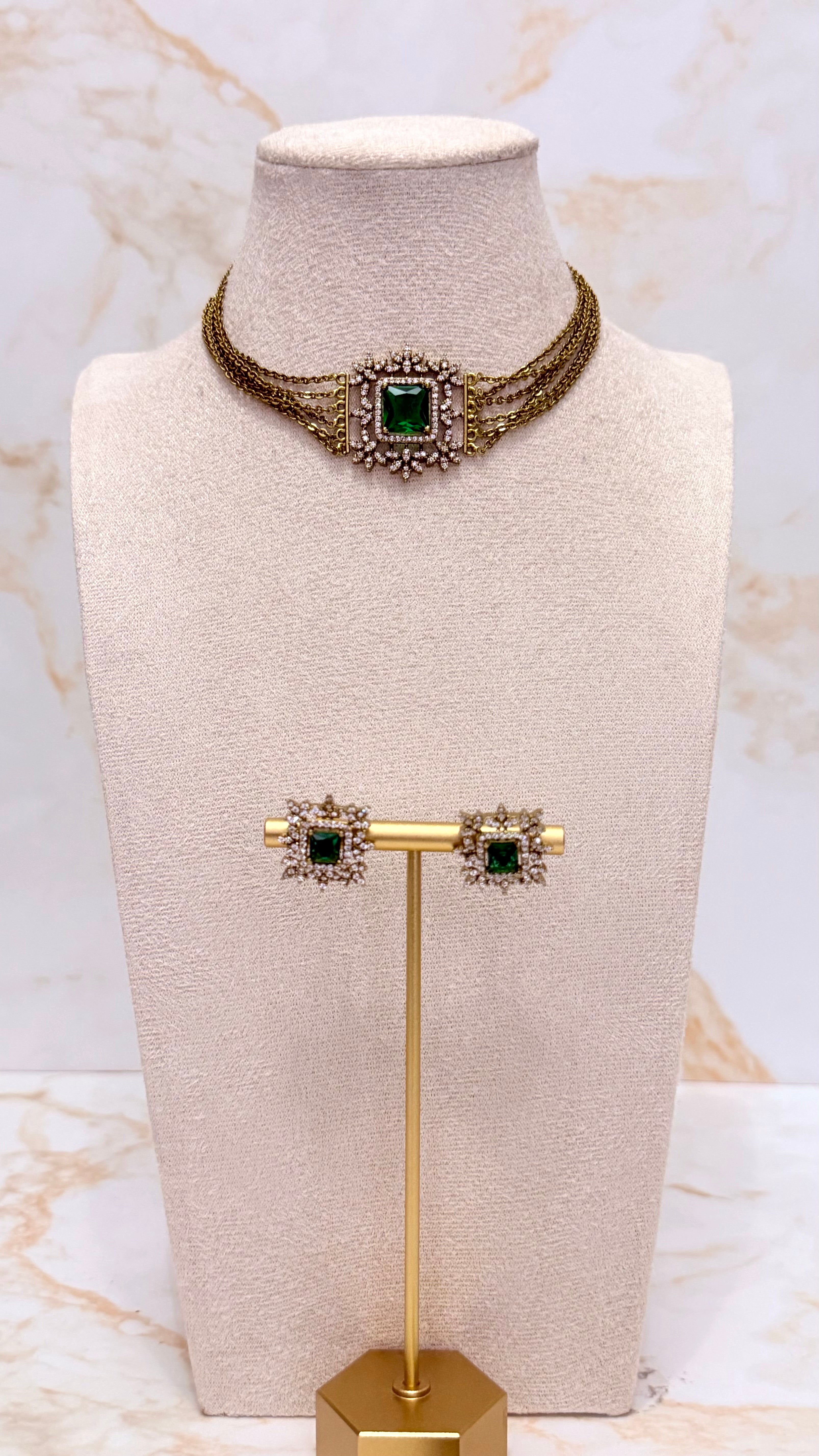 Stone Necklace Set 01