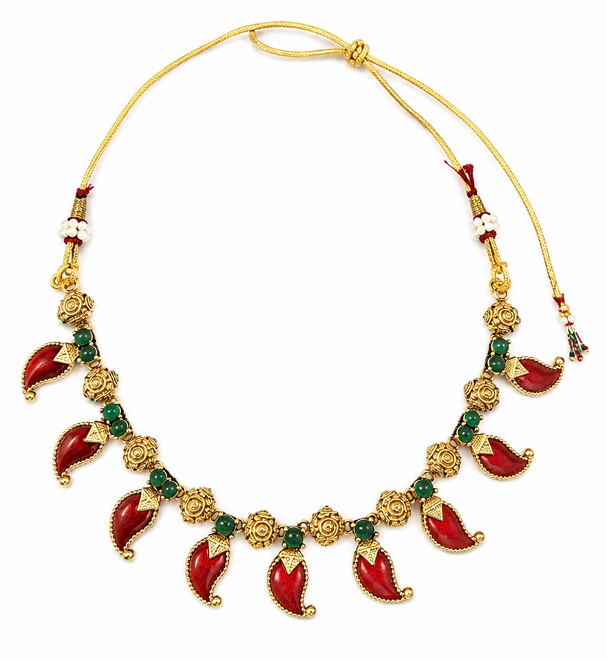 Red Mango Necklace Set