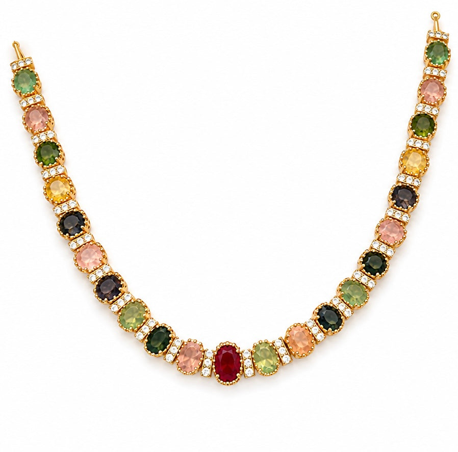 Multicolour Necklace Set