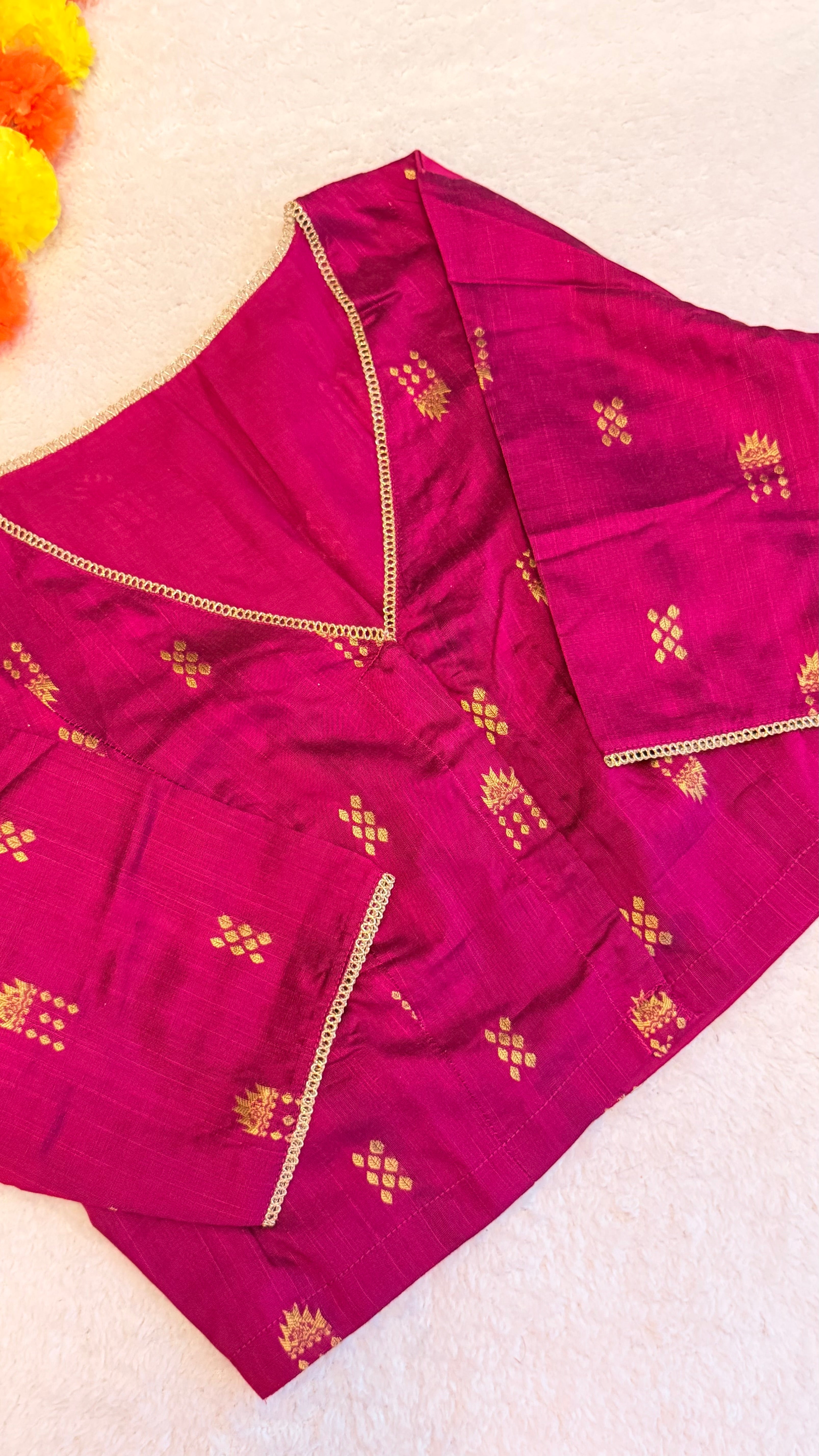 Magenta Blouse