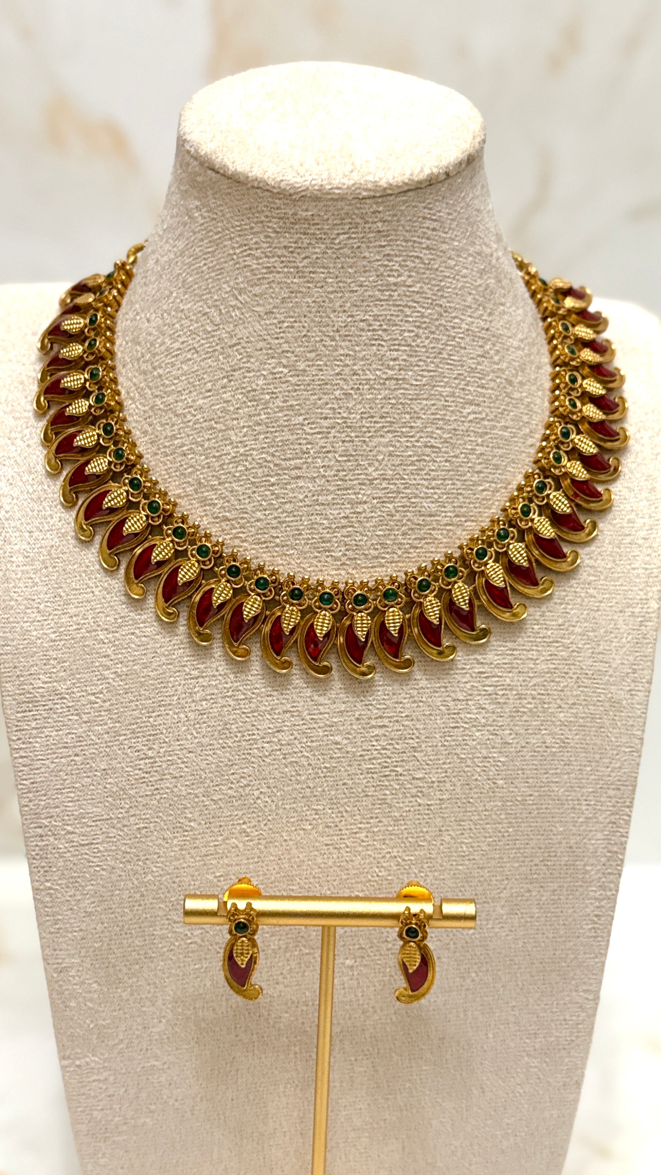 Palakka Mala Neckpiece Set