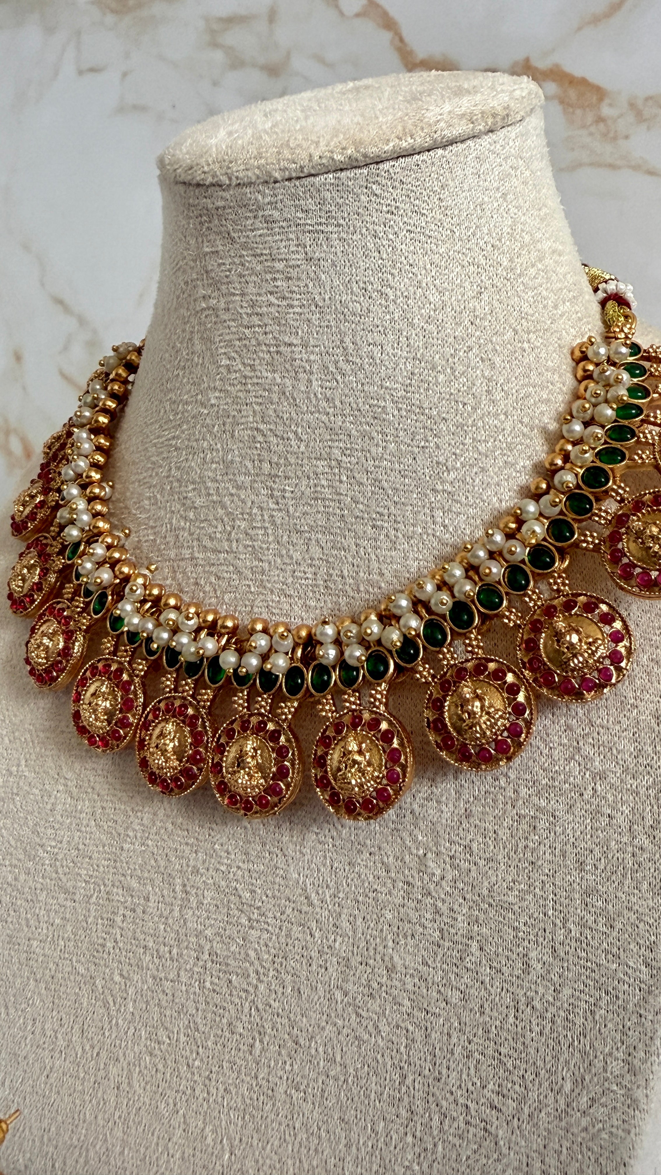 Kerala Coin Necklace Set