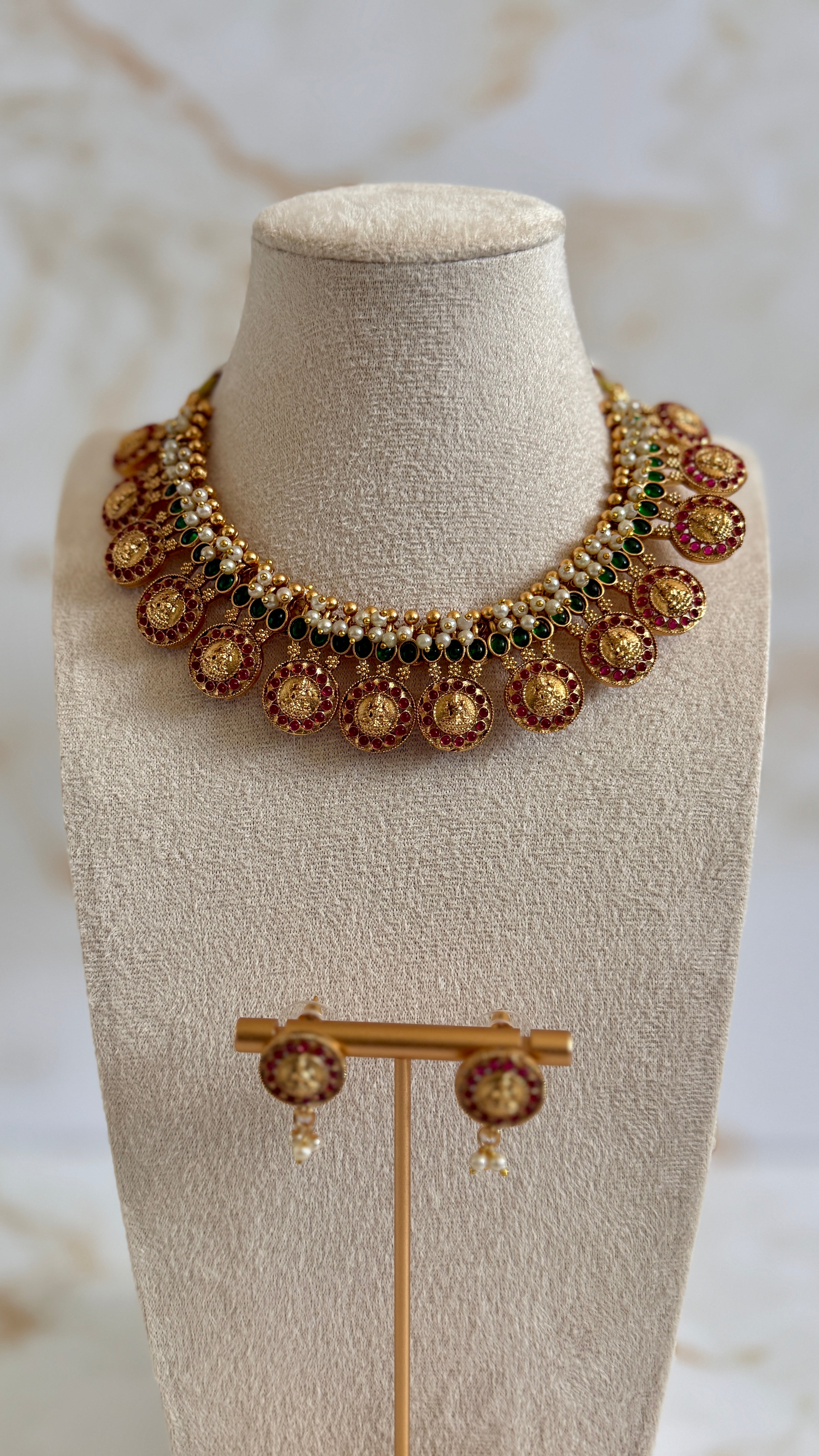 Kerala Coin Necklace Set