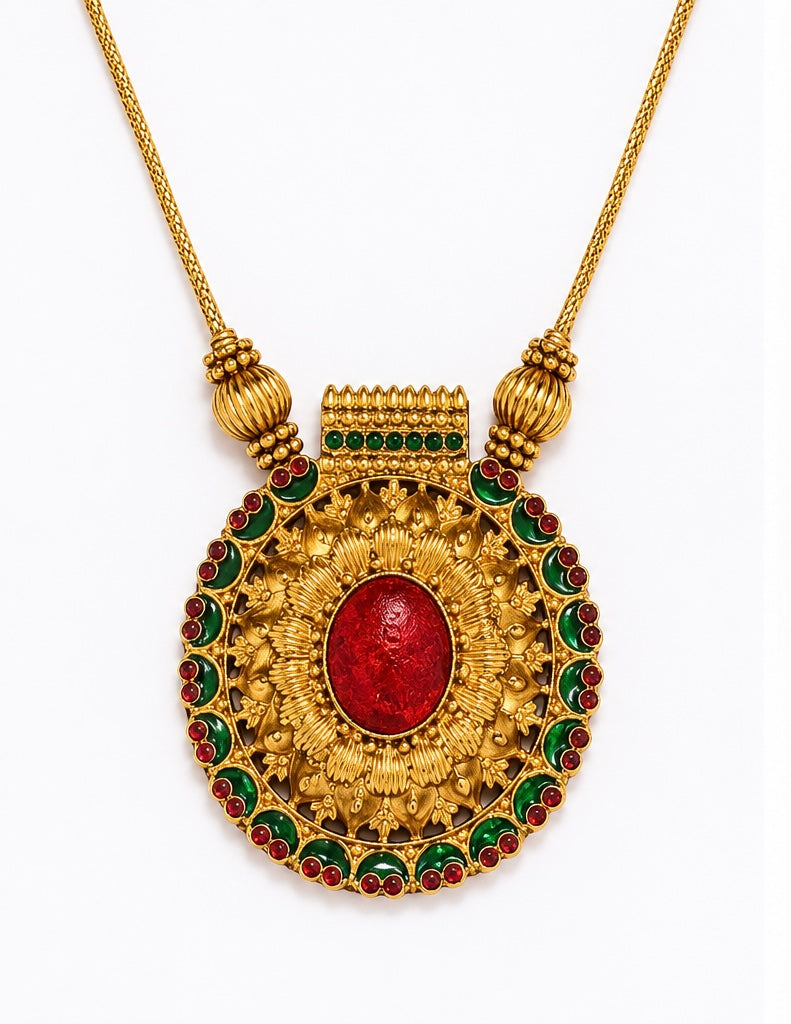 Simple Haram Necklace Set