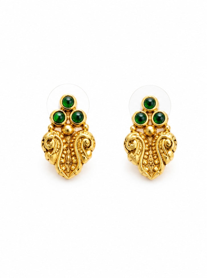 Green Elakkathali Necklace Set