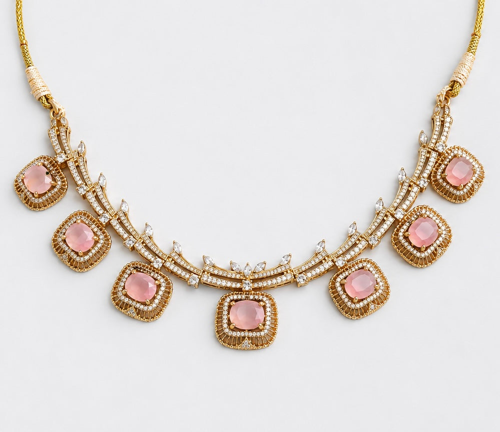 Premium Stone Statement Necklace Set