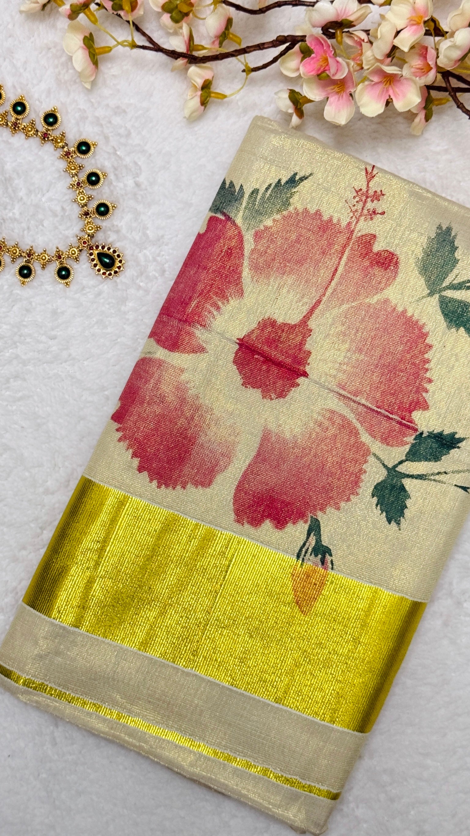 Kerala Tissue Saree