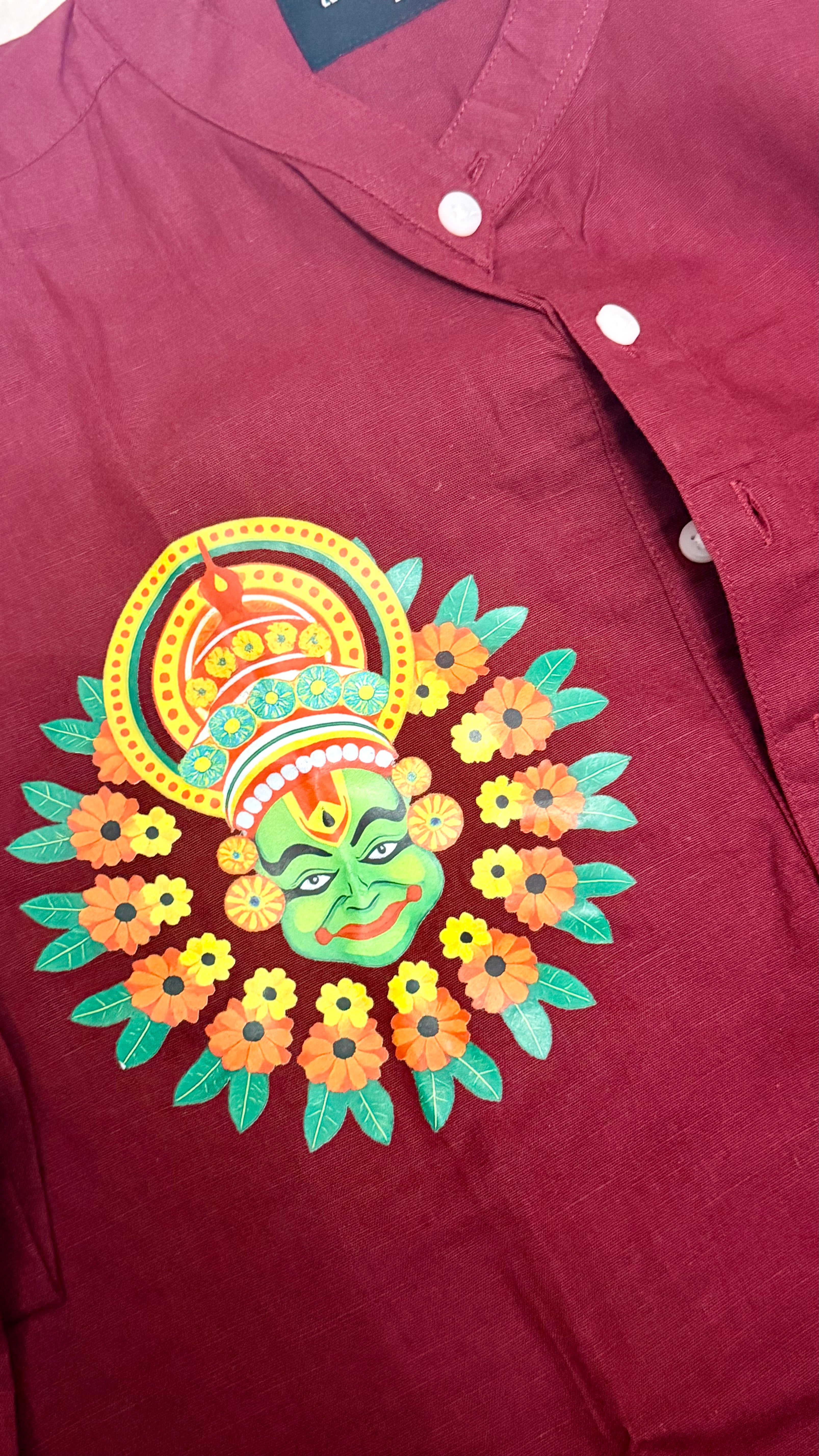 Kathakali Shirt and Mundu