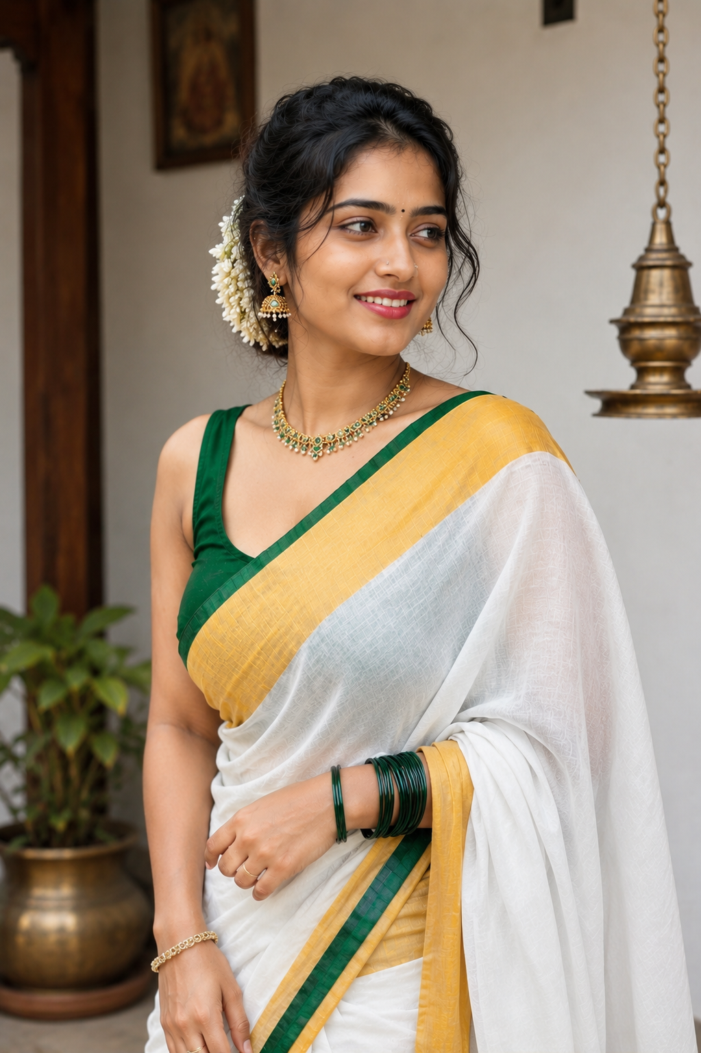 Mul Cotton Saree