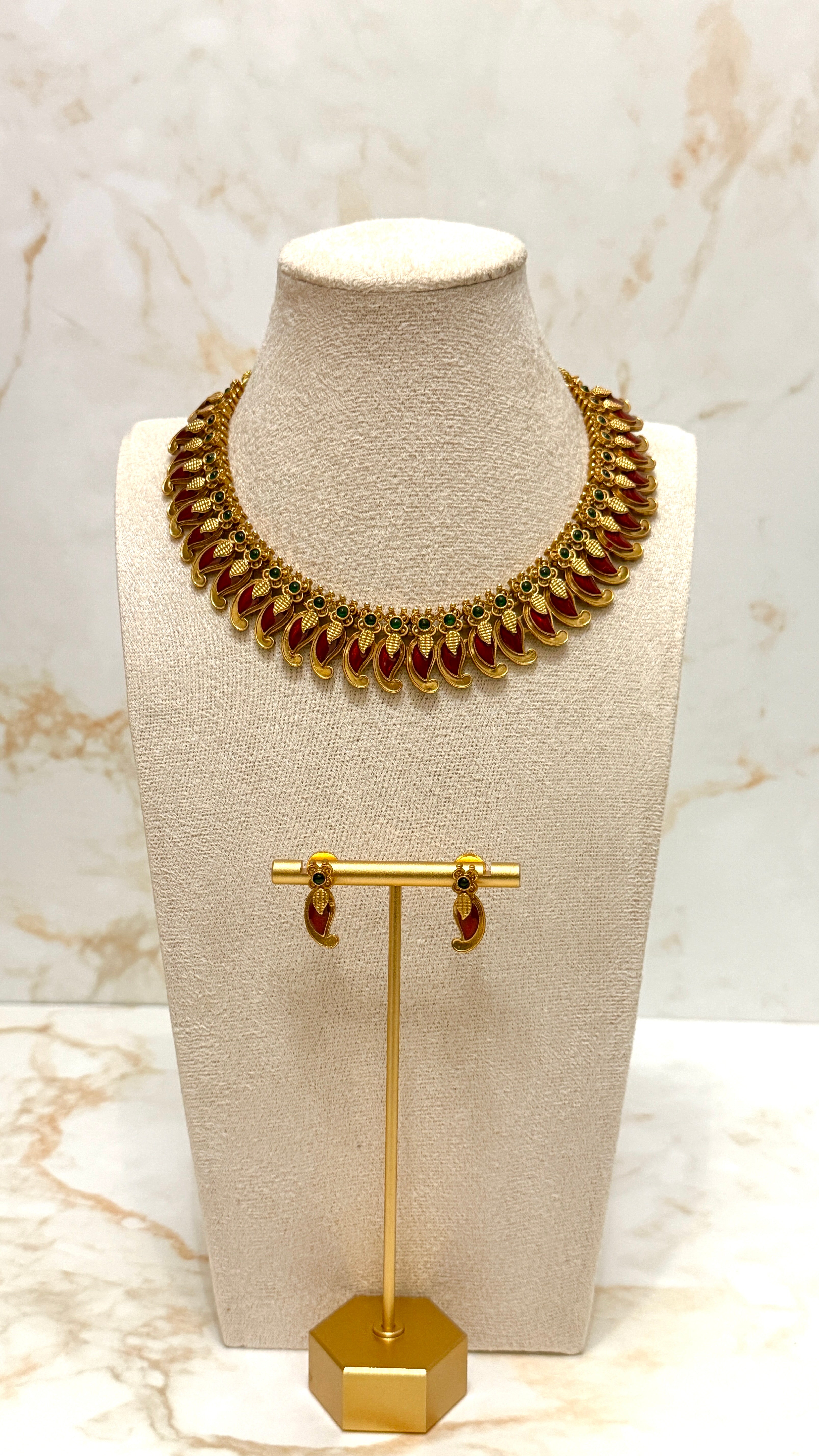 Palakka Mala Neckpiece Set