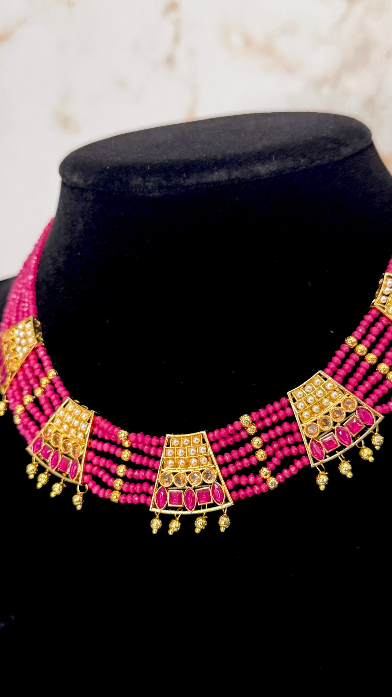 Red Beads Necklace