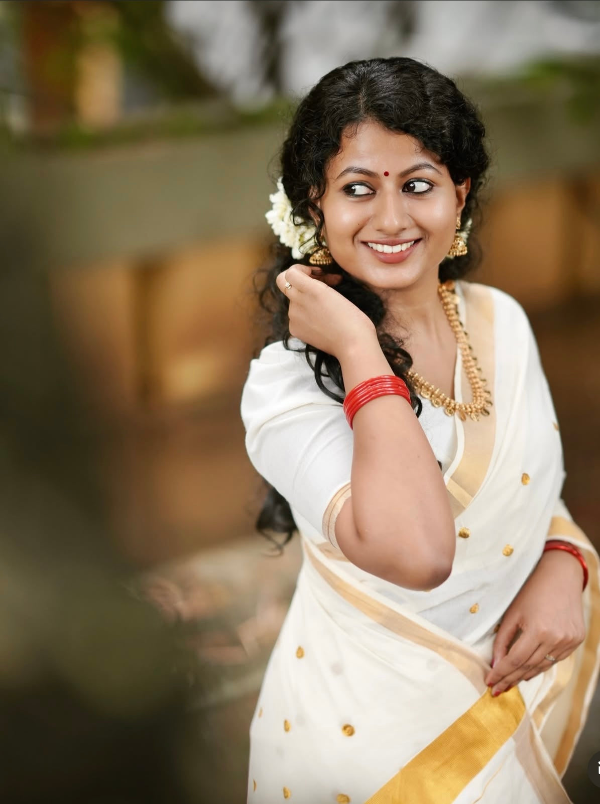 Premium Polka Dot Set Saree
